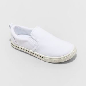 Kids' Blaine Slip-On Sneakers - Cat & Jack - white - size 13 - new